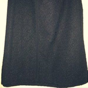 Textured Sleek Pencil Skirt